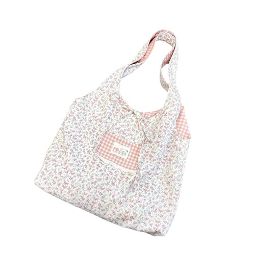 KieTeiiK Ästhetische Leinwand Getötet Mit Innerer Tasche Für Frauen Mädchen Wiederverwendbares Lebensmitteltuch Muster Für Einkauf Von Fitnessstudio Blumenschulter Inneren Taschen von KieTeiiK