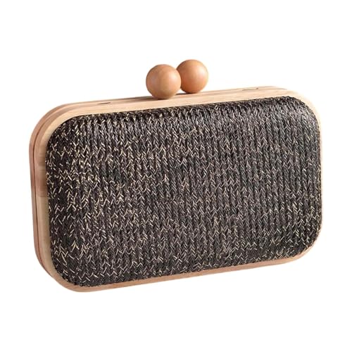 KieTeiiK Abend Handtasche Summers Strand Schulter Crossbody Tasche Gewebt Umschlagbeutel Strohklauen Geldbörse Für Frauenstroh Schulterkreuzkörper KieTeiiK Abend Handtasche Summers Strand Schulter Crossbody Tasche Gewebt Umschlagbeutel Strohklauen Geldbörse Für Frauenstroh Schulterkreuzkörper von KieTeiiK