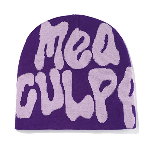 KieTeiiK Beanie Mit Buchstabendruck - Dünne Slouch Mütze, Strickmütze für Damen Und Herren, Unisex KieTeiiK Beanie Mit Buchstabendruck - Dünne Slouch Mütze, Strickmütze für Damen Und Herren, Unisex von KieTeiiK