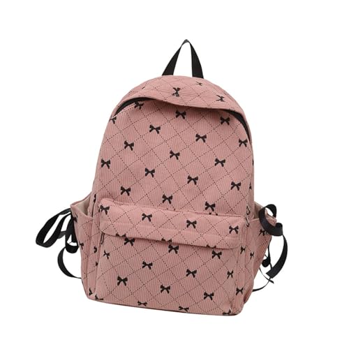 KieTeiiK Bequemer Cord Rucksack Casual Daypack Großer Kapazitätsdaypack Für Schulreisen Und Alltags Essentieller Mode Für Frauen von KieTeiiK