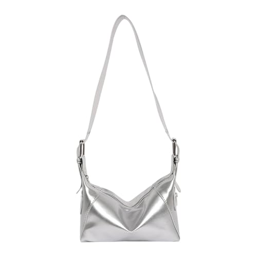 KieTeiiK Elegante Feste Farbunterarmtasche Leichte Umhängetaschen Frauen Geldbeutel Multi Pocket Organisation Tägliches Essentielles Sicheres Reißverschluss Umhängetasche von KieTeiiK