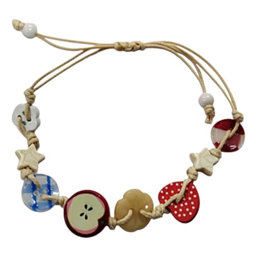 KieTeiiK Entzückendes Robustes Harzmaterial Appled Geformtes Armband Mit Handwerk Designs Tragbar Für Freizeit Und Party Kee Mode Accessoire von KieTeiiK