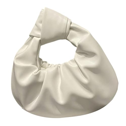 KieTeiiK Frauen Hoboes Toted Bags Handtasche Gerissene Knödel Beutel Beutel Damen Clutches Geldbörsen Geknotete Obere Griffbeutel Mit Reißverschluss Ruch Hoboes Dumpling von KieTeiiK