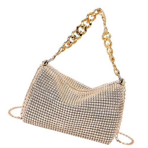 KieTeiiK Frauen Stilvolle Strassställe Handtasche Kleine Abendtasche Umhängetaschen Für Hochzeiten Partys Und Besondere Anlass Elegante Handtasche von KieTeiiK