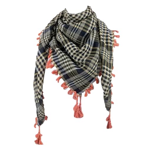 KieTeiiK Keffiyeh Tacticals Desert Schal Wrap Shemagh Kopf Hals Arabischer Schal Unisex Arabischer Shemagh Keffiyeh Palästina Schal Kopf Hals Schal Für Männer von KieTeiiK