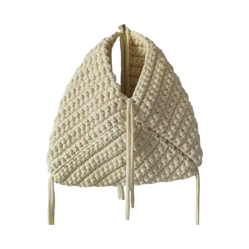 KieTeiiK Mehrzweckdreieck Handtasche Süßigkeiten Farbe Gewebtes Design Leichtes Polyester Abend Geldbeutel Reisefreundliches Frauen Accessoire Leichtes Polyesterbeutel von KieTeiiK