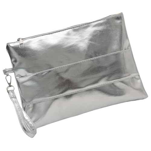KieTeiiK Mehrzweckumschlagkupplungsbeutel Mit Bequemem PU Leder Metallic Handtasche Geldbörse Für Partys Und Lässiges Outfit Eleganter Handtasche von KieTeiiK
