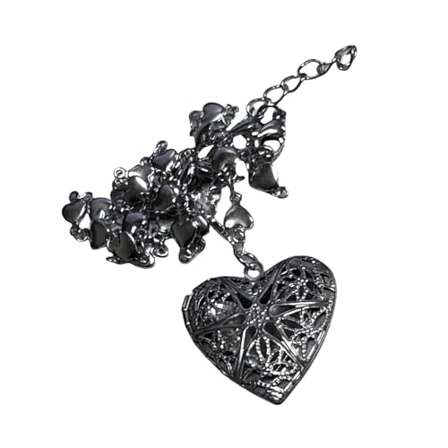 KieTeiiK Modeherz Anhänger Halskette Mit Einzigartiger Gravierter Halsketten Herz Meda von KieTeiiK