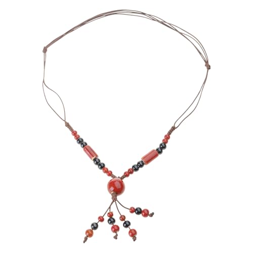 KieTeiiK Perlen Halskette Verstellbare Ketten Halskette Handgefertigtes Nackenschmuck Alltags Mode Accessoire Für Tägliche Party Künstlerische Schmuck von KieTeiiK
