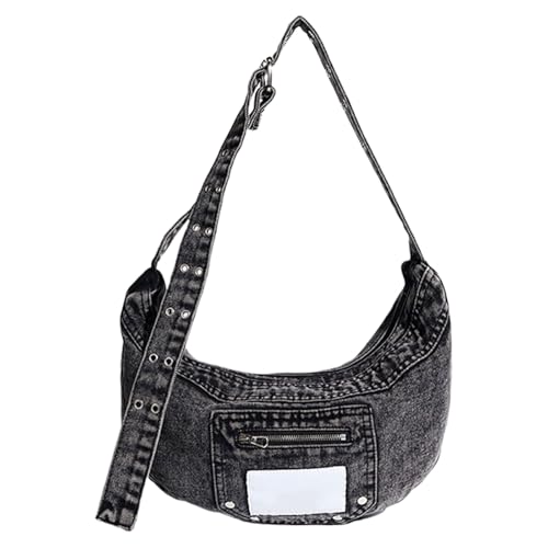 KieTeiiK Stilvolle Schultertasche Für Tägliche Verwendung Crossbody Tasche Mit Verstellbarem Riemen Bequemer Stoff Satchel Modehandtasche Jeden Tag Carryall von KieTeiiK