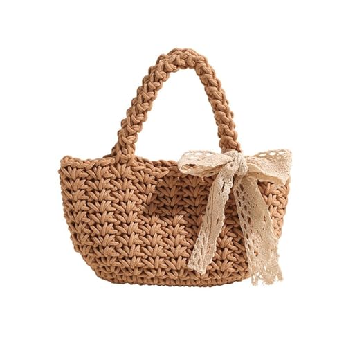 KieTeiiK Strohkupplungen Geldbörse Für Frauen Stroh Toted Bag Handgewebtes Obergriff Handtasche Summers Strandbeutel Gewebtes Clutches Handtaschen Taschen Obergrenze von KieTeiiK