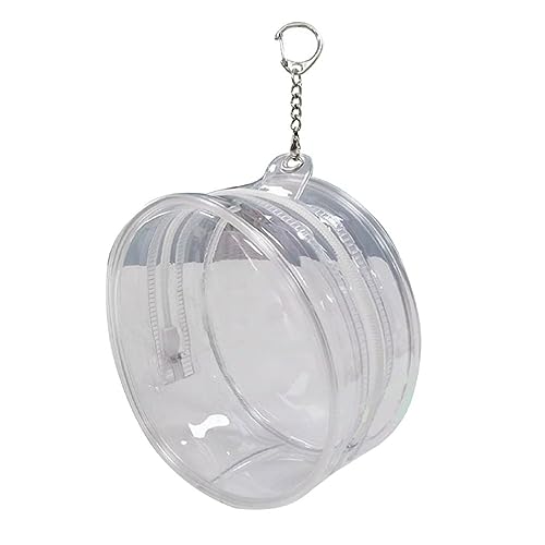 KieTeiiK Transparente Hängetasche Für 10 cm Große Plüschpuppen Stilvolle Schutztasche Transparente Puppenanhänger Tasche Schlüsselanhänger Puppenhalter Hülle Schlüsselanhänger Puppenhalter von KieTeiiK