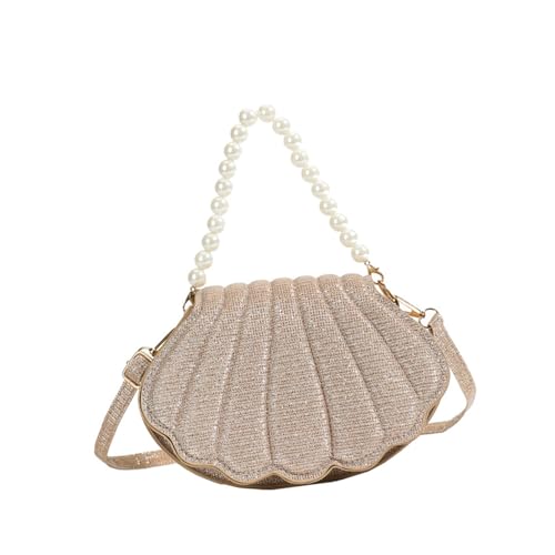 KieTeiiK Trendy Shell Umhängetasche Für Frauen Praktische PU Leder Crossbody Bee Bee HAND Handtasche Abend Geldbeutel Für Arbeit Oder Freizeit PU Tasche von KieTeiiK
