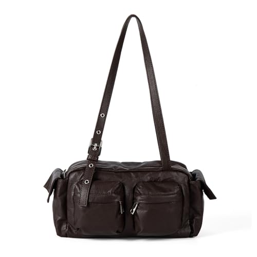 KieTeiiK Umhängetasche Für Frauen Trendy Einfache Geldbörse Handtasche PU Leder Achselhalterung Mode Kupplungen Geldbörse Mit Reißverschluss Handtasche von KieTeiiK