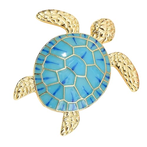 Komplizierte Geschnitzte Schildkröte Pin Leichtes Badge Pin Schmuckstück Brosche Geschenk Für Geburtstage Jubiläen Benutzerfreundliche Leichtmetallbrosche Brosche von KieTeiiK