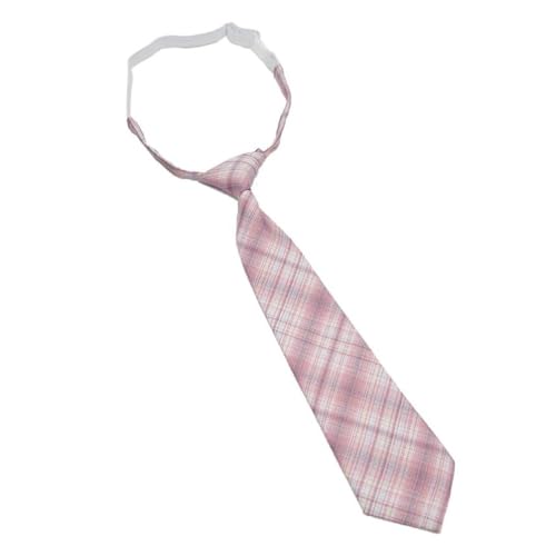 Lazy JK Ties Damen Krawatte Schmal Niedlich Kariert Uniform Schule Studenten Krawatten Für Jungen Und Mädchen Japanische Cosplay Krawatte Karierte Krawatte von KieTeiiK