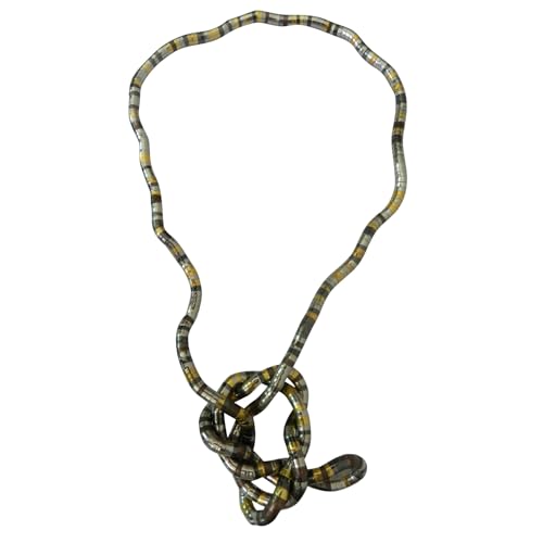 Legierter Bieger Choker Kette Schlange Knochen Halskette Punk Armband Mode Schlüsselbeutel Kette Turnierflexibler Schmuck Kreatives Geschenk von KieTeiiK