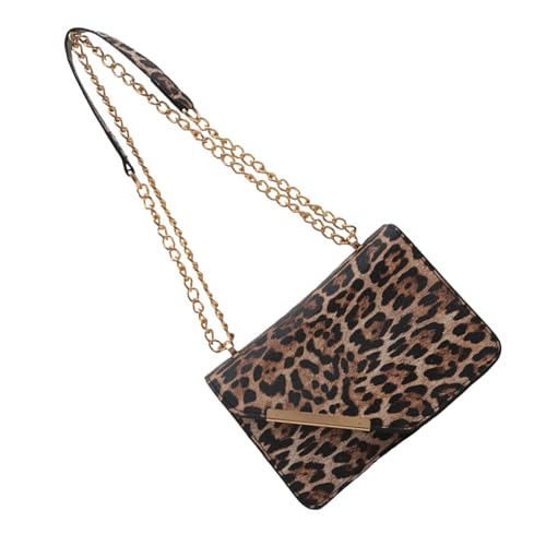 Leoparden Print Crossbody Bag Mit Kettendetail Verleihen Jedem Outfit Praktischen Umhängetaschen Achselhalterpraktikum Praktische Umhängetasche von KieTeiiK