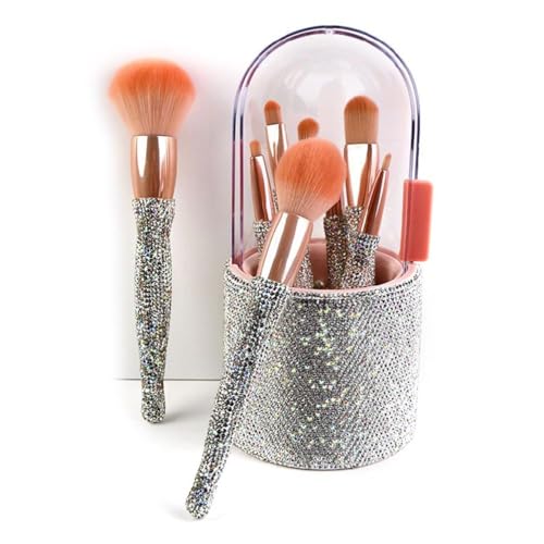 Make-up-Pinsel, synthetisches Puder, Concealer, Lidschatten, Pinsel-Set, 8 Stück von KieTeiiK