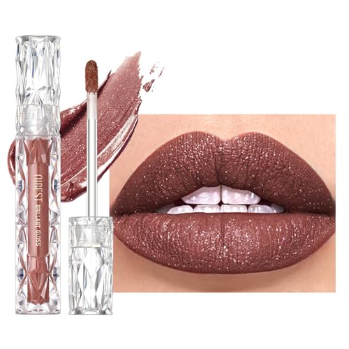 Matte Lip Gloss Glitter Metallic Liquid Lipstick Glitter Shimmery High Pigment Long Lasting Lip Gloss High Pigment Lip von KieTeiiK