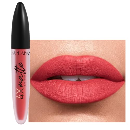 Mattflüssiger Lippenstift Pigmentierter Langlebiger Lipgloss Wasserfestes Lippen Make Up Geschenk Für Mädchen Und Frauen Lippen Make Up Für Frauen von KieTeiiK