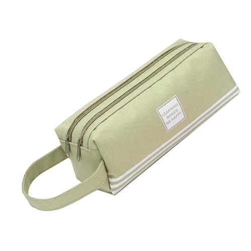 Mehrzweckstiftkoffer Großer Kapazität Bleistiftbeutel Doppelte Schichtbeutel Reisekosmetiktasche Für Studentische Frauen Mädchen Bürozubehör Fall von KieTeiiK