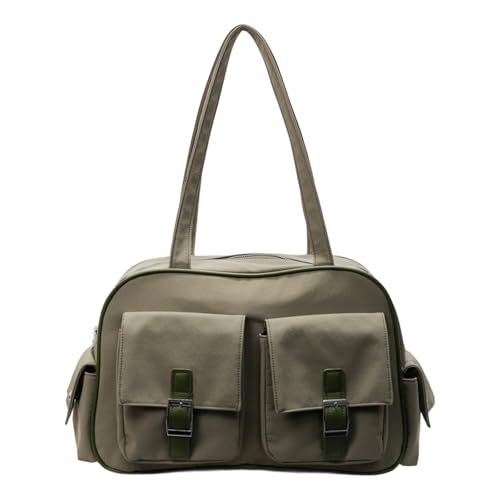 Multi Pocket Nylon Tasche Für Frauen Männer Große Kapazität Unterarmtasche Freier Schulter Handtasche Reise Pendelpendelstil Casual Handtasche von KieTeiiK