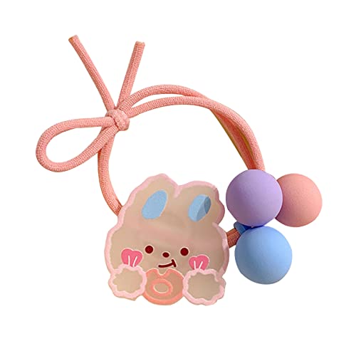 Niedliche Haargummis Für Mädchen Cartoon Haargummis Für Kinder Kleine Mädchen Pferdeschwanzhalter Cartoon Elastische Haargummis Gummiband Cartoon Haargummis Für Kinder von KieTeiiK