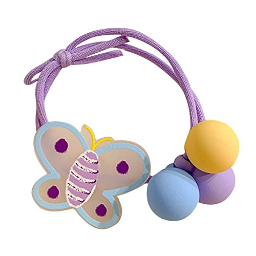 Niedliche Haargummis Für Mädchen Cartoon Haargummis Für Kinder Kleine Mädchen Pferdeschwanzhalter Cartoon Elastische Haargummis Gummiband Cartoon Haargummis Für Kinder von KieTeiiK