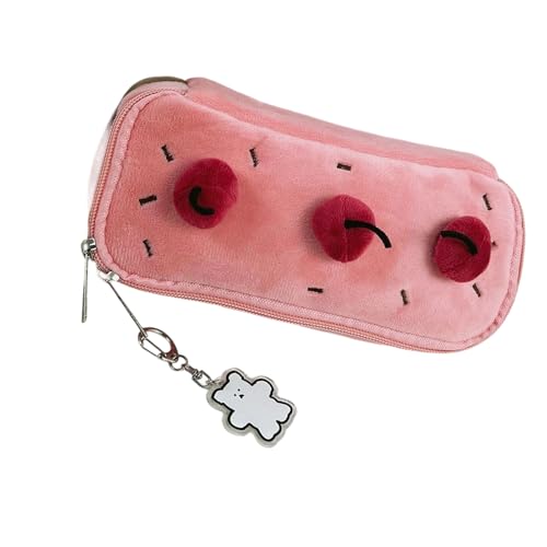 Obstkuchenstiftbeutel Beutel Großkapazität Fall Reise Make Up Tasche Für Kinder Schüler Schulbüro Reisebeutel von KieTeiiK