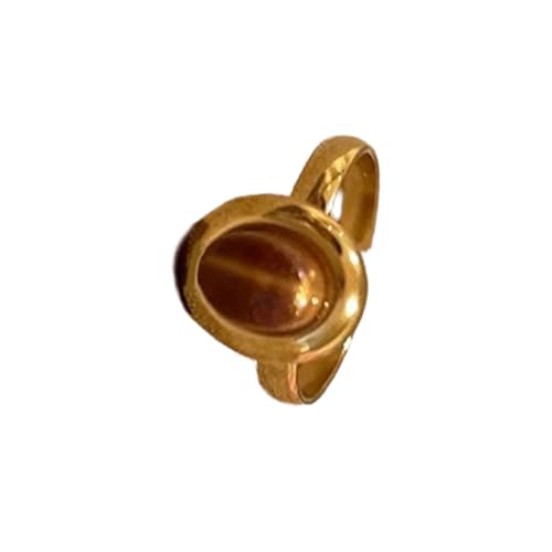 Retro Geometrische Braune Steinringe Verstellbare Ringe Urlaub Schmuckzubehör Für Modische Frauen Verstellbare Edelsteine ​​Ring von KieTeiiK
