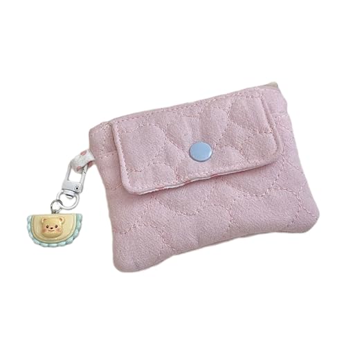 Schöne Kleine Münz Und Kartengeldbörse Mit Reißverschluss Sicherheit Polyester Brieftasche Ideal Zum Einkaufen Oder Schulkartenorganisator von KieTeiiK