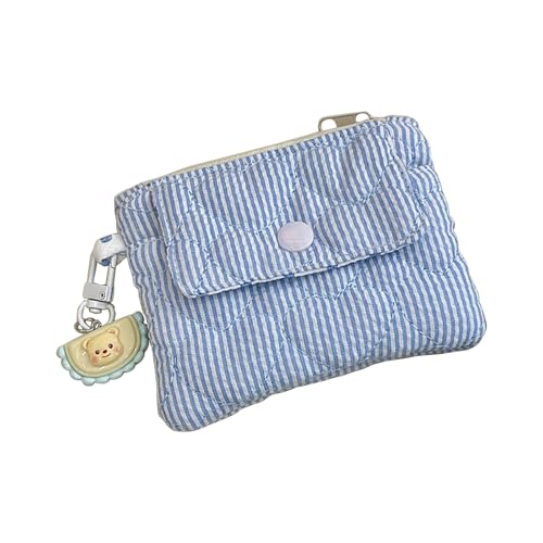 Schöne Kleine Münz Und Kartengeldbörse Mit Reißverschluss Sicherheit Polyester Brieftasche Ideal Zum Einkaufen Oder Schulkartenorganisator von KieTeiiK