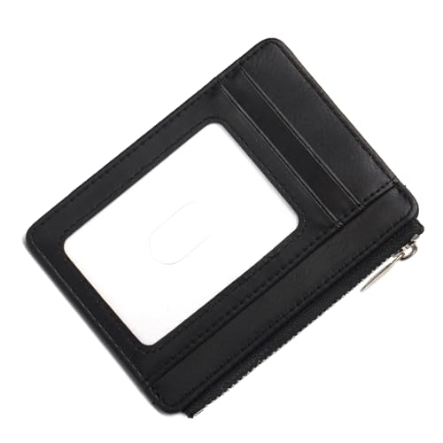 Stilvoller PU Kartenhalter Blockierende Münzgrundtasche Für Privatsphäre Der Mit Einfachem Zugang Zum Reißverschluss Für Den Täglichen Gebrauch Von Kartenbrieftasche Schützt von KieTeiiK