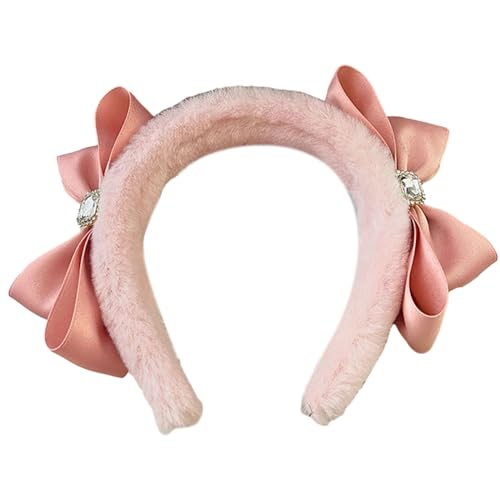 Süßes Ballett Bowknot Plüsch Stirnband Für Frauen Und Mädchen Niedliches Pelziges Prinzessin Haarband Elegantes Haar Styling Werkzeug Plüsch Haarband Für Frauen Und Mädchen von KieTeiiK