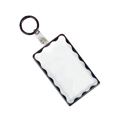 Transparenter Kartenhalter Acrylküre Zugang Koreanische Stile Mit Kreativen Designs Für Idol Fotos Und Postkarten ID Buskarten Beschützer von KieTeiiK