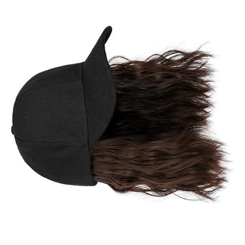 Verstellbare Baseballkappe Mit Lockigem Haar Perücke Für Frauen Und Mädchen Cosplay Kostüm Bob Haar Perücke Haar Styling Perückenkappe Weicher Und Bequemer Kunsthaar von KieTeiiK