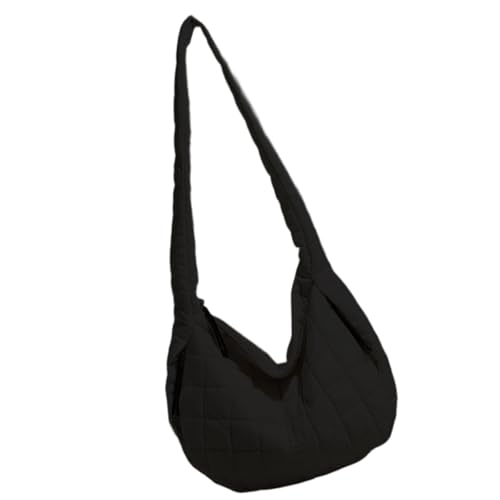 Vielseitiger Crinkle Crossbody Bag Leichte Wasserresistente Nylon Geräumige Trage Für Arbeiten Fahrt Freien Wesentliche Trendige Geräumige Einkaufstasche von KieTeiiK