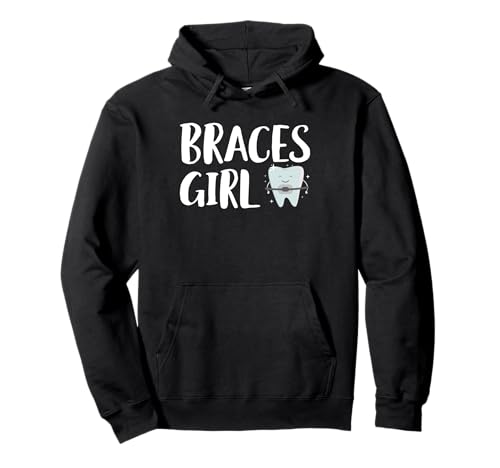 Braces Girl Orthodontist Dentist Pullover Hoodie von Kieferorthopäde Zahnspange Design Idee