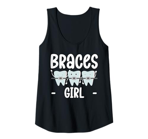 Damen Braces Girl Orthodontist Dentist Tank Top von Kieferorthopäde Zahnspange Design Idee