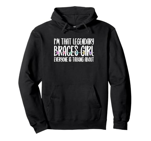 Im That Legendary Braces Girl Orthodontist Dentist Pullover Hoodie von Kieferorthopäde Zahnspange Design Idee