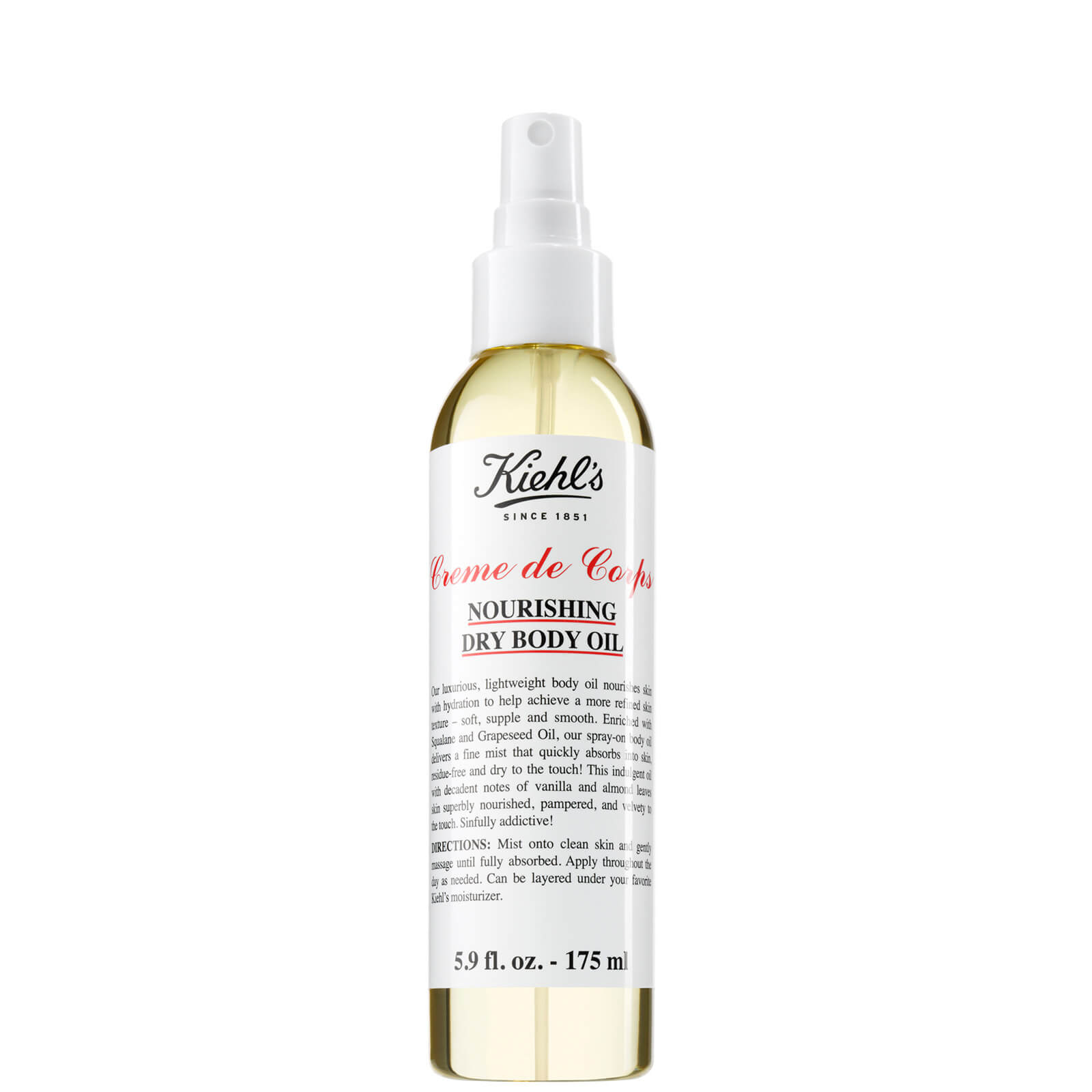 Kiehl's Crème de Corps Nourishing Dry Körperöl (Verschiedene Größen) - 175ml von Kiehl's Since 1851