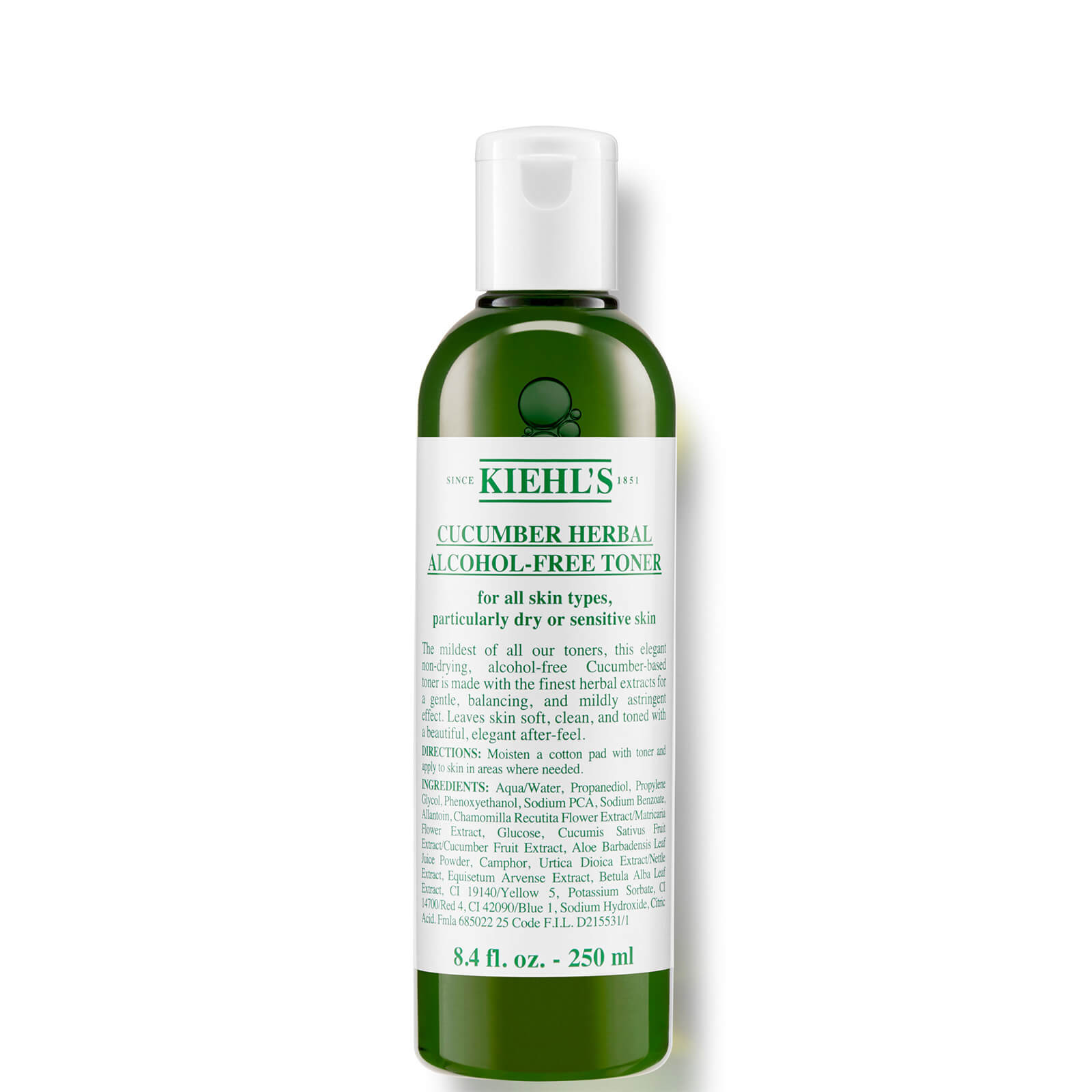 Kiehl's Gurken-Kräuter-Wasser (verschiedene Größen) - 250ml von Kiehl's Since 1851