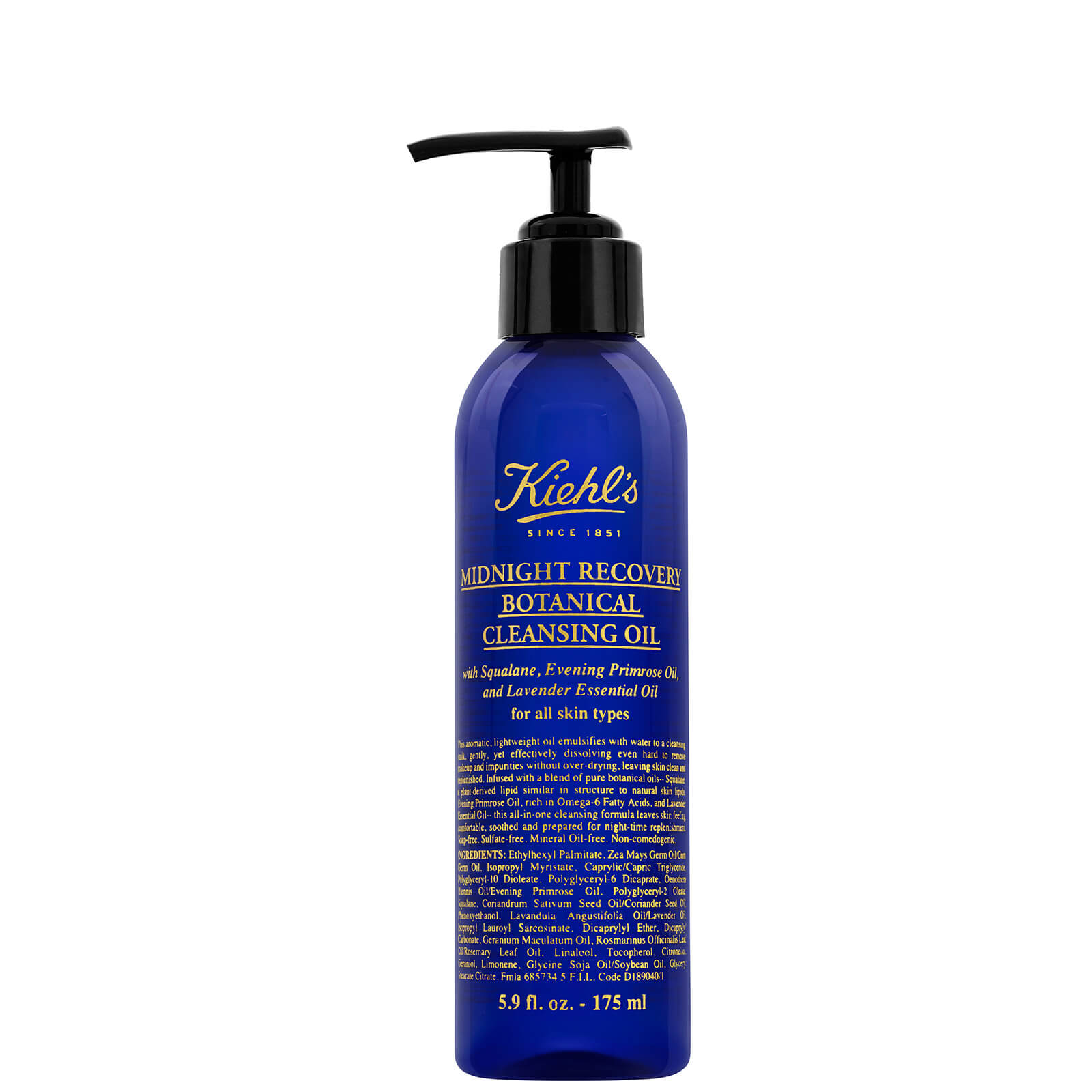 Kiehl's Midnight Recovery Botanical Cleansing Oil (Verschiedene Größen) - 175ml von Kiehl's Since 1851
