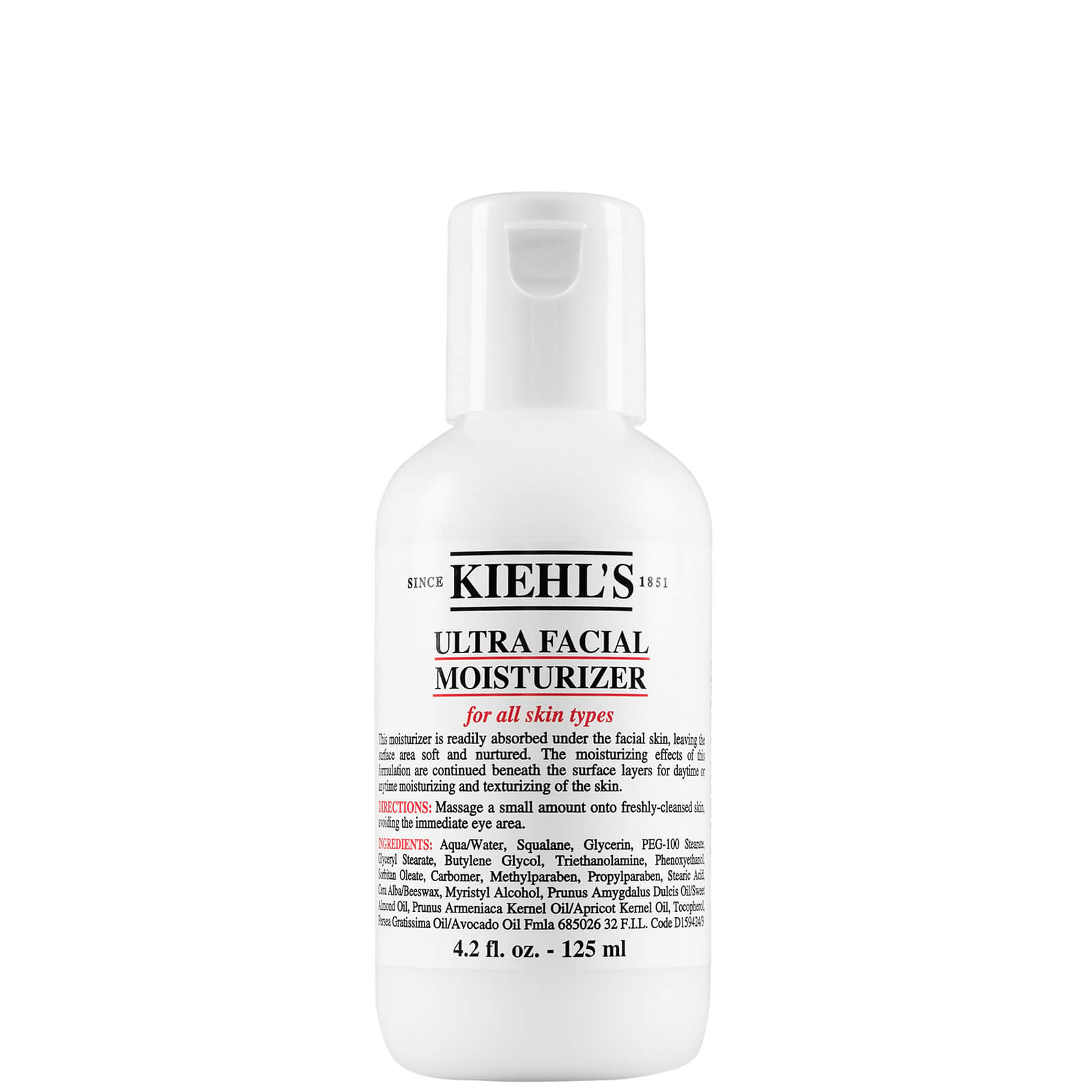 Kiehl's Ultra Feuchtigkeitspflege für das Gesicht (Verschiedene Größen) - 125ml von Kiehl's Since 1851