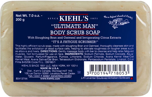 Kiehl's Ultimate Man Body Scrub Soap 210 ml von Kiehls