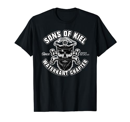 Kiel Kieler T-Shirt - Herren - Schwarz - S - V-Ausschnitt - Halbarm - Klassische Passform - Weihnachten Kiel Kieler T-Shirt - Herren - Schwarz - S - V-Ausschnitt - Halbarm - Klassische Passform - Weihnachten von Kiel Küste Ostsee Norddeutschland
