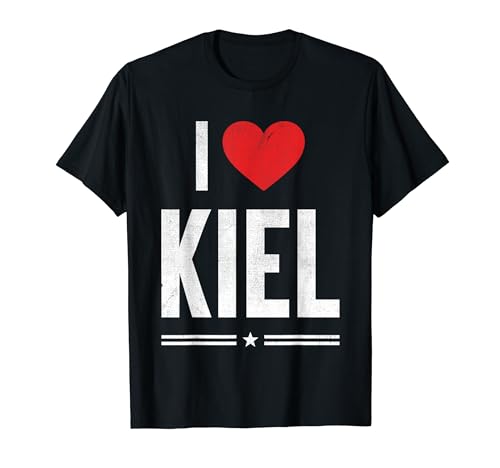 Ich liebe Kiel Souvenirs Herren Damen I Love Kiel T-Shirt Ich liebe Kiel Souvenirs Herren Damen I Love Kiel T-Shirt von Kiel Skyline Kiel Herz Kiel Stadt Kiel Herz