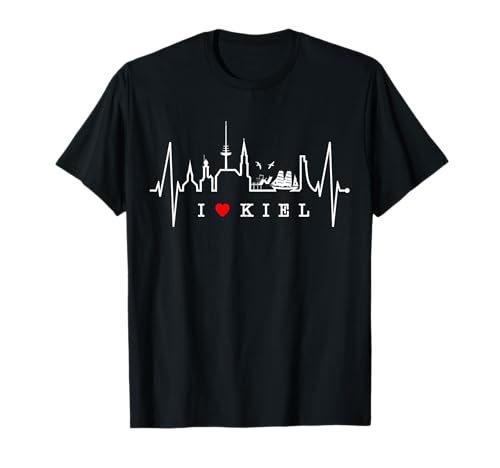 Kieler Skylines für echte Ostsee & Kiel Fans T-Shirt, Herren & Damen, Schwarz, S, Kurzarm, Crew Neck, Kiel Skyline Graphic Klassisch Kurzarm, I Love Kiel Kieler Skylines für echte Ostsee & Kiel Fans T-Shirt, Herren & Damen, Schwarz, S, Kurzarm, Crew Neck, Kiel Skyline Graphic Klassisch Kurzarm, I Love Kiel von Kieler Skylines für echte Ostsee & Kiel Fans