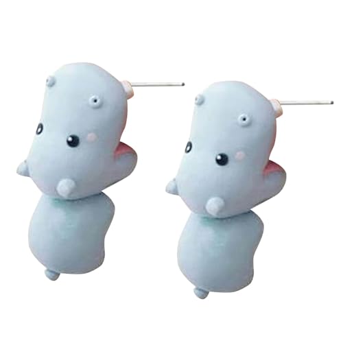 1 Paar Nette Tier Beißen Ohr Ohrring Mode Dinosaurier Hund Ohr Stud Kreative Schmuck für Frauen Mädchen SüßE Ohrringe Ohrringe Dinosaurier (E #1, One Size) von Kielsjajd